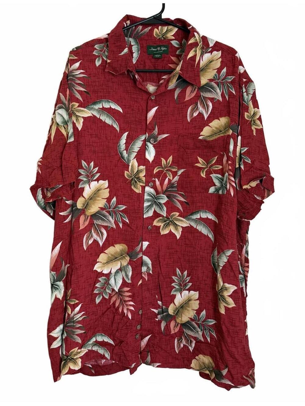 David Taylor Collection Men's Shirt Size XL Extra Large Tropical Resort Wear